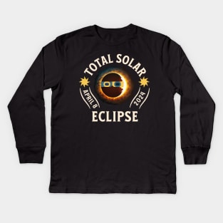 Total Eclipse 2024 Kids Long Sleeve T-Shirt